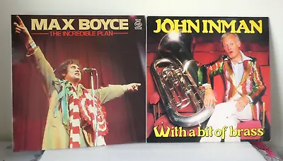Max Boyce The Incredible Plan & John Inman With A Bit Of Brass 12'' Vinyl LP's • £8.75