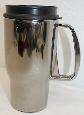 Vintage Aladdin 12 Oz Insulated Plastic Travel Coffee Mug Cup Shiny Metallic • $19.95