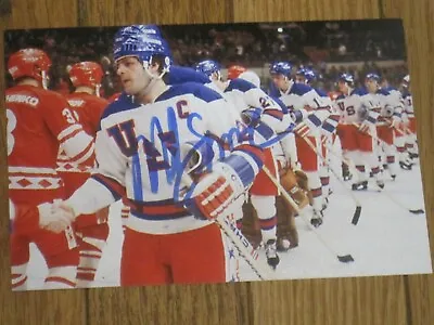 1980 TEAM USA Hockey MIKE ERUZIONE Signed 4x6 Photo AUTOGRAPH 1F • $8.99