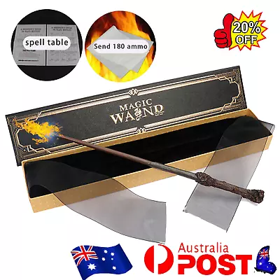 $44.96 • Buy Harry Potter Firing Magic Wand Fire Shooter Dumbledore Voldemort Wizard Cosplay