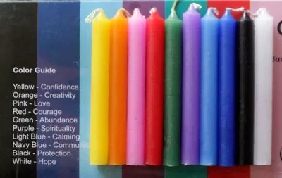 $31.88 • Buy 4 20 40pcs Wish Candles Alter Spell Wicca Witchcraft Rituals Mixed Colours 10cm