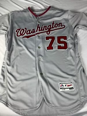 Washington Nationals Authentic Majestic Road Jersey Size 48 • $45