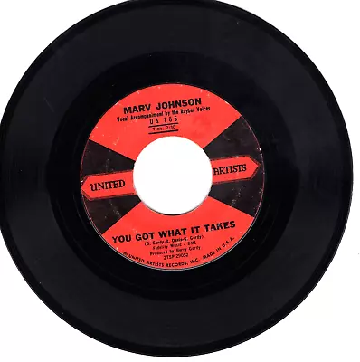 Marv Johnson:      You Got What It Takes / Don't Leave Me .. 45 Rpm A-327 • $3.50