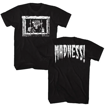 Macho Man Randy Savage Behind Bars MADNESS Men's T Shirt WWE Wrestling Legend • $28.50