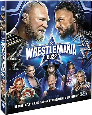 WWE: WrestleMania 38 Blu-ray BD (2022) ~ 2 Disc Set **NEW/SEALED** FREE SHIPPING • $19.95