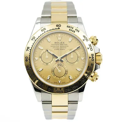 Rolex Daytona 116503 Champagne Dial Two-Tone Steel & Yellow Gold 40mm • $37654.97