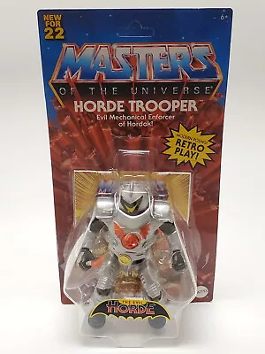 Mattel Masters Of The Universe Retro Horde Trooper Action Figure Unpunched Card • $19.95