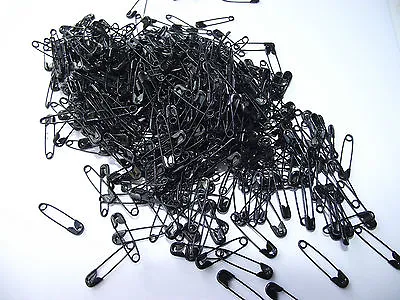 UK Seller Small Black Fastening Safety Pins 20 X 5 Mm  • £2.80