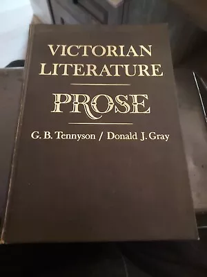 Vitorian Literature: Prose By Tennyson And Gray BOOK • $12.99