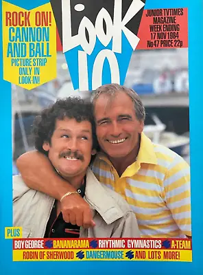 *wow Cannon And Ball Bananarama Look In Tv Times 17 Nov 84 • £4.99