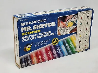 Vintage Sanford Mr. Sketch Scented Water Color Markers #20072 (7 Out Of 12) • $11.99