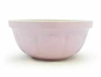 29cm Ceramic Traditional Large Mixing Whisk Cake Bowl Pink Jomafe 83104785 • £17.99