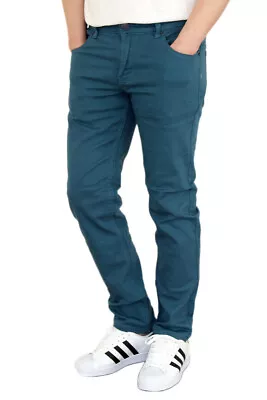 Men's Twill Stretch Skinny Jeans Victorious *6 New Colors Waist 28-42 • $30.98