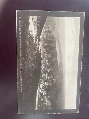 Vintage Blick Von Der Hohen Bucheauf Mountain And City Scene Postcard  • $7