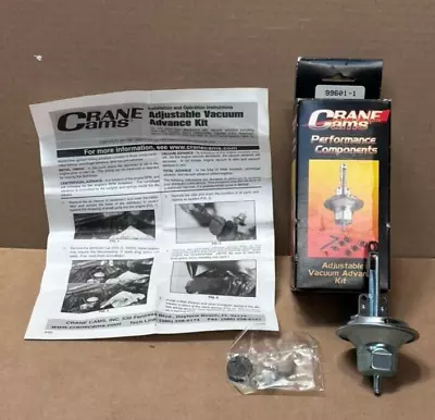 1959-1974 GM V8 Crane Vacuum Advance 99601 Adjustable Delco Point Type Ignition • $127.49