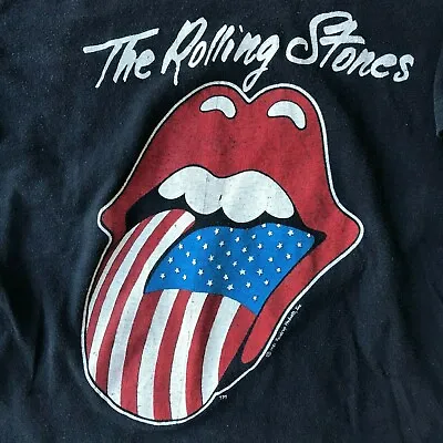  Rolling Stones 1981 North American Tour Concert T-Shirt Double Sided Hanes  VTG • $274.95
