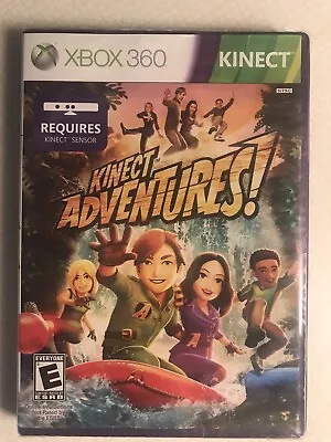 NEW! Factory Sealed Kinect Adventures (Microsoft Xbox 360 2010) • $3