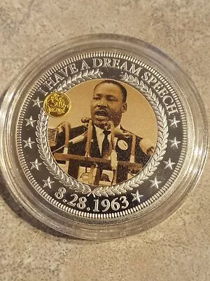 2018 Dr. Martin Luther King Jr.  I Have A Dream  Speech Sterling Commemorative • $30