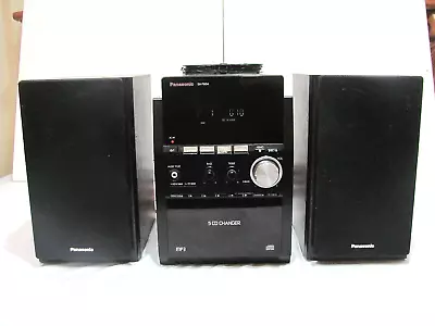 Panasonic SA-PM54 Mini Hi-Fi System 5 X CD Changer Cassette MP3 AM/FM • $179