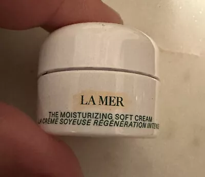 LA MER Creme De La Mer The Moisturizing SOFT Cream Travel Size .12 Oz ~$24 Value • $16.95