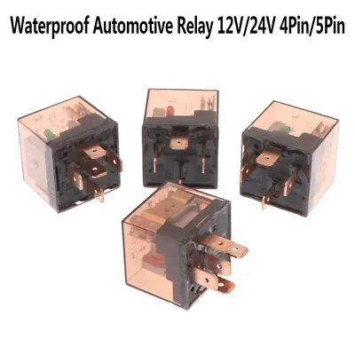 £3.67 • Buy Waterproof Automotive Relay 12/24V 80A 4/5Pin SPDT Car Control Device Car ReH Kt