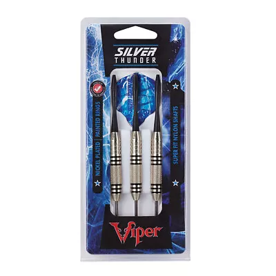 Viper Set Of 3 Silver Thunder Steel Tip Darts 24 Grams • $15.89