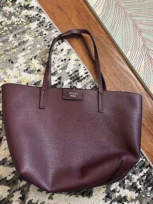 Guess Maroon Handbag Tote • $15