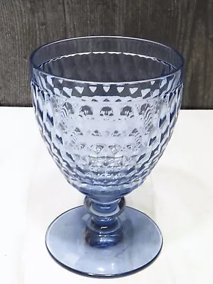 Villeroy & Boch Boston BLUE  Water Glass Goblet 5.5  Large • $11.20