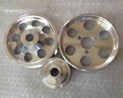 $109 • Buy Lightweight Crank Pulley Set For VW Golf Passat Jetta Corrado 2.8L 12V VR6 3PCS
