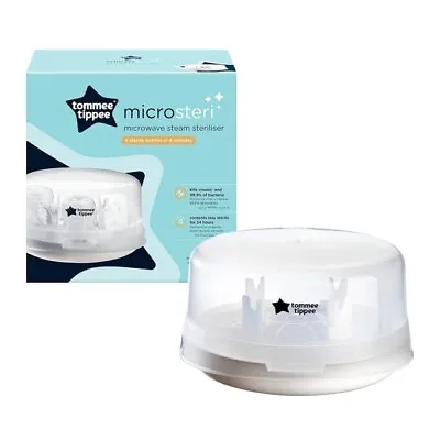 Tommee Tippee Microsteri Microwave Steam Steriliser Holds 4x Bottles • £16.99