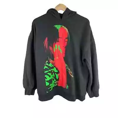 Divided H&M Size S Black Billy Eilish Long Sleeve Oversized Hoodie Sweatshirt • $9.99