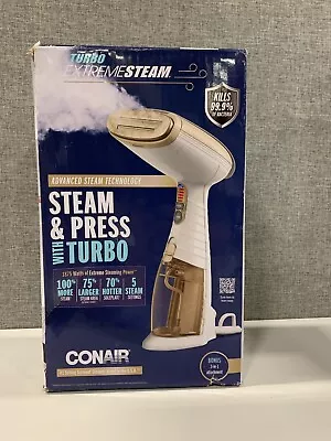 Conair White Electric Corded Advance Handheld Steam Press With Turbo • $49.99