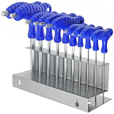 T Handle Allen Keys Hex Key Screwdriver Set Metric Bike Tools Double End 2-10mm • £9.99