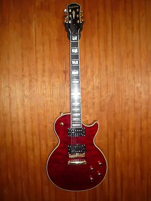 Epiphone Les Paul Custom Prophesy Plus Guitar With Case ($100 Value) • $650