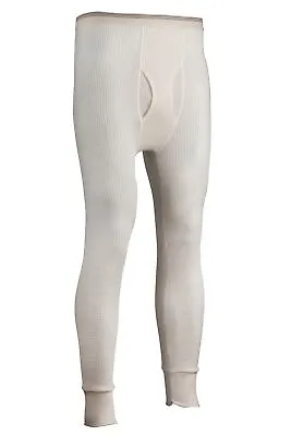 Traditional Long Johns Thermal Underwear For Men In Tall Sizes Natural Medium • $27.75