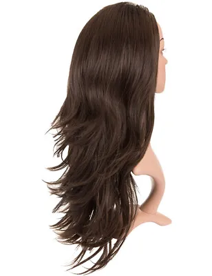 KOKO Angelina Reversible Half Head Wig 3/4 Weave Flick? Straight Like Real Hair • £21.95