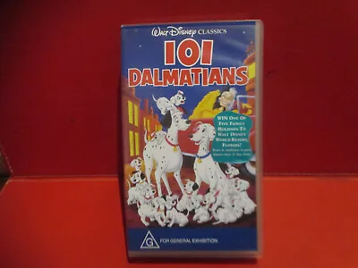 DIsney 101 Dalmations VHS Video Cassette Rare Collectable • $15