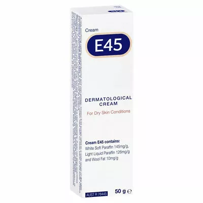 E45 Moisturising Cream For Dry Skin And Eczema 50g • $13.31