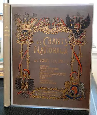 European National Songs C1905 Nationalism 18 Lovely Job Art Nouveau Color Plates • £89.08