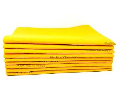 4 Pack Orange EXTRA LARGE Original German Shammy Cloths Chamois Towels BULK LOT • $13.99