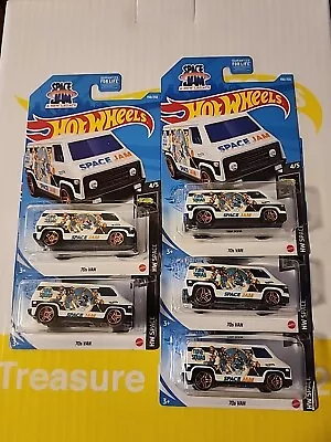 Hot Wheels 2021 Space Jam Tune Squad 70's Movie Van -Space Universe Lot Of 5 NEW • $11.95