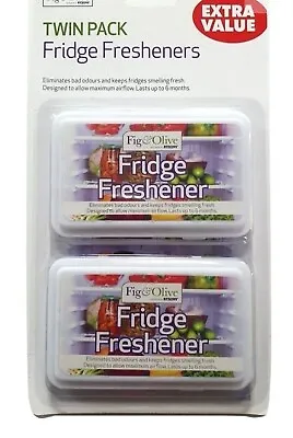 £3.49 • Buy Fridge Freshener Fresh Smell Long Lasting Eliminates Bad Odour Kitchen Twin Pack