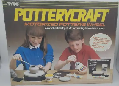 VTG Potterycraft Tyco Motorized Potter’s Wheel 1990 Creating Parts Only • $15