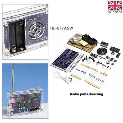 RDA5807S FM Radio Kit Set With Shell Electronic DIY Module Parts 87-108MHz UK • £17.66