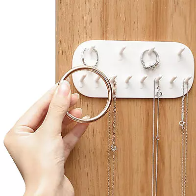 2PCS Jewerly Storage Rack Earring Necklace Hanger Wall Mounted Display Stand • $21.69