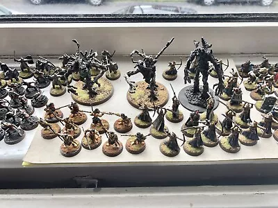 Mixed Lord Of The Rings Warhammer Games Workshop Figures Lot Painted LOTR Bundle • £80