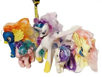 Lot Of 5 My Little Pony Mlp  Wonderbolts Fluttershy Pegasus & Princess Celestia  • $13.64