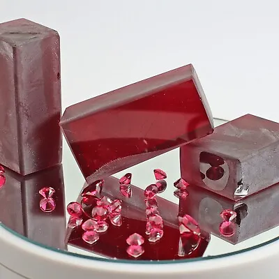 Rough Ruby Nano Crystal Gem Heat Resistant Lab Created Faceting Grade Stone (RL) • $27.87