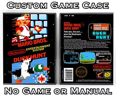 Super Mario Bros. / Duck Hunt - Nintendo NES Custom Case *NO GAME* • $10.99