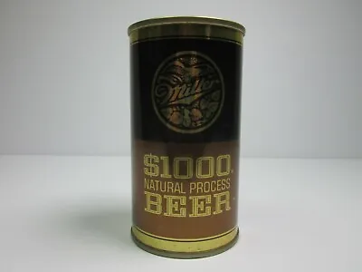 Miller $1000 Natural Process Beer Steel 12 Oz. Empty Pull Tab Beer Can • $6.95